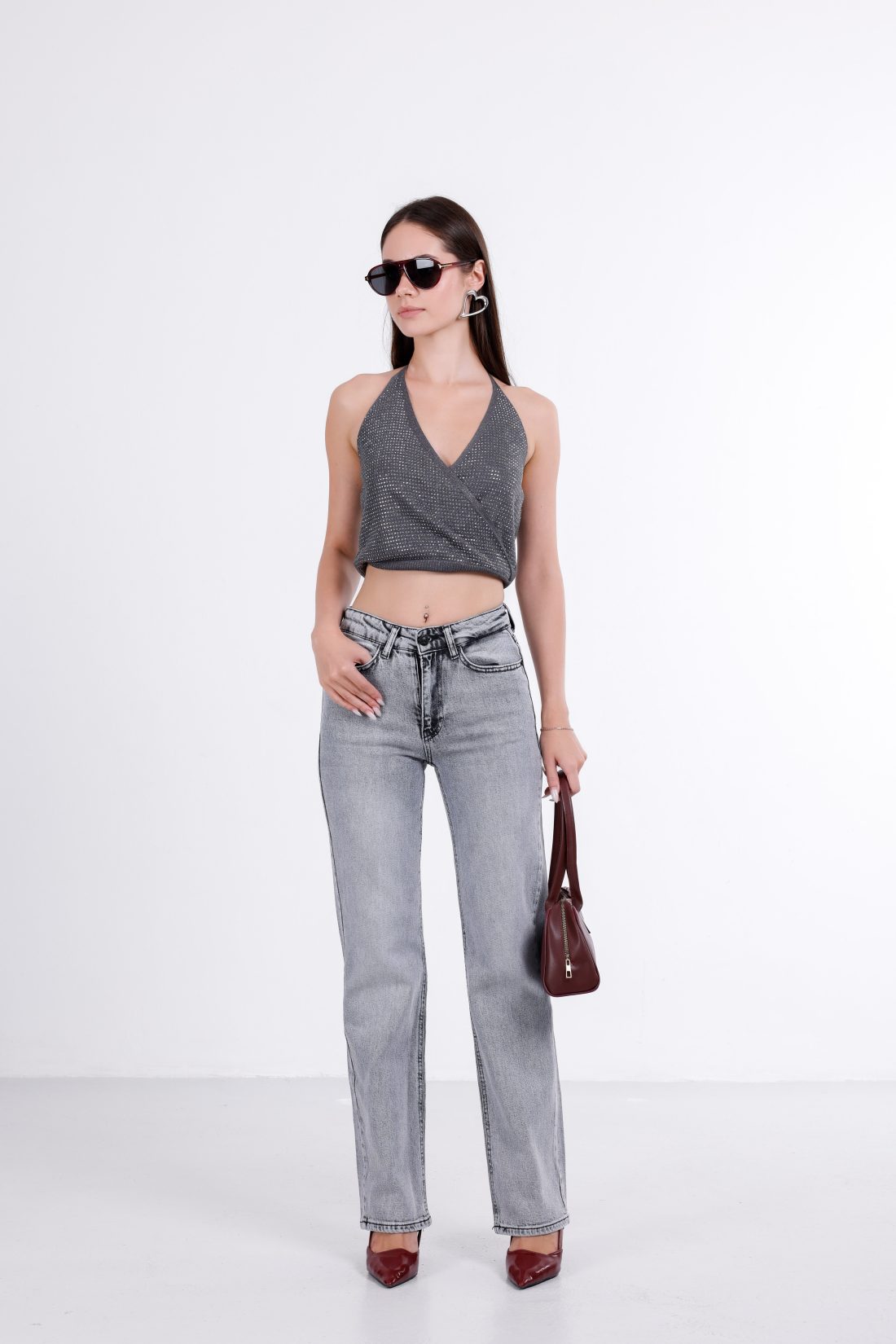 Women's straight-leg jeans – i8 DENIM wholesale