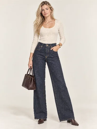 Damskie jeansy Wide Leg