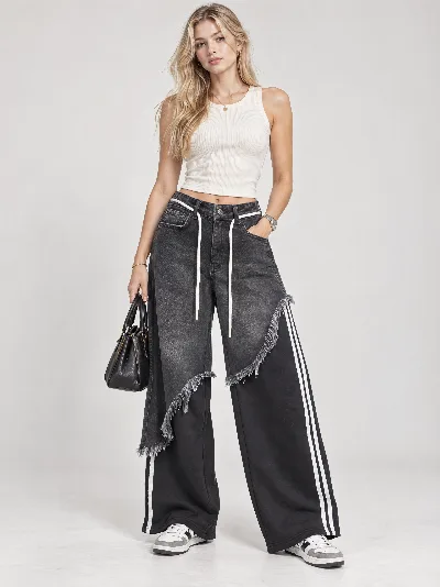 Damskie jeansy Wide Leg
