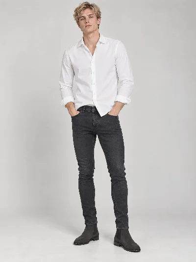 Men’s Skinny Fit Jeans – Graphite Denim, 98% Cotton / 2% Elastane