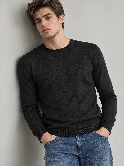 Classic Viscose Men's Sweater