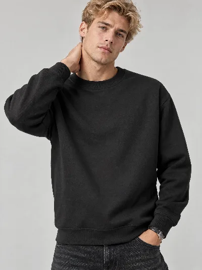 Men’s Regular Fit Sweatshirt – 3-Thread Brushed Fabric, 320 GSM