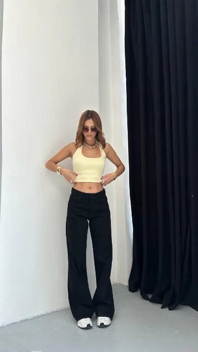 Damskie jeansy Wide Leg – wysoki stan